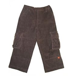 Le Fromage et L'Orange - Chocolate Basic Cargo Pant (Corduroy) 3T only