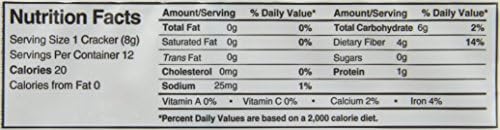 GG Scandinavian Bran Cripsbread, 6.5 Ounce (Pack of 30)