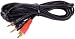 Euronetwork 3.5mm Stereo Plug to 2 RCA Plugs, Gold, 5.0m