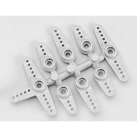 Du-Bro 674 Super Strength Servo Arms Standard Jr Servos (8-Pack) from JR Control Systems
