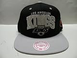 Mitchell and Ness NHL LA Kings Black Gray 2 Tone Retro Snapback Cap