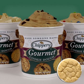 Chippery Gourmet Sugar Cookie Dough - Two, 3 lb. Tubs by Chippery