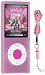 Pink Color Apple iPod nano 4G (4th Generation) Silicone Skin Case with Black Armband & Pink Color Lanyard