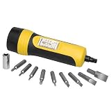 Wheeler Fat Torque Wrench Screwdiver w/ 10 Bit Set 553556