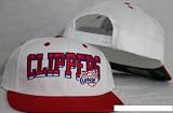 Los Angeles Clippers Retro Snapback Cap Hat Script White
