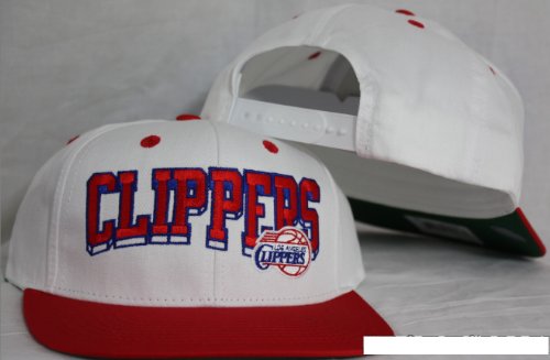 Los Angeles Clippers Retro Snapback Cap Hat Script White