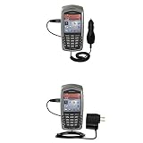 Essential Kit for the Blackberry 7130e - includes Car and Wall Charger with Rapid Charge Technology - Gomadic Brand w/ TipExchange Technology