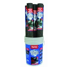 Oil-Dri L90695 Needle Punched Polypropylene Garage Guard Mat with Display Bucket, 5' L x 3' W, 7 Roll per Pail