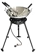 Eastman Outdoors 37225 22-Inch Stainless-Steel Wok Kit with Burner, Spoon, Skimmer, and Spatula