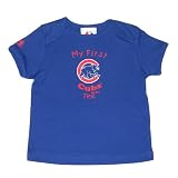 Majestic Infant Baby MLB Chicago Cubs My First Tee T-Shirt - Blue (Size: 12M)