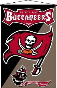 Tampa Bay Buccaneers 29x45 Deluxe Wallhanging