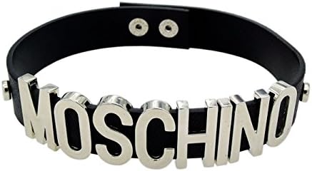 Topin® Punk Gothic Retro Letter Necklace Leather Choker Silver Color