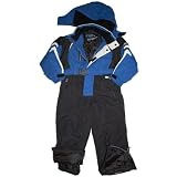 Outburst - combinaison de ski, garçons / bambins, bleu-noir