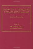 Didactic Literature in England 1500-1800: Expertise Constructed