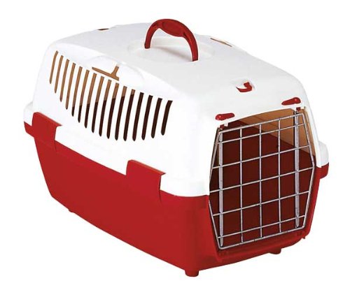 Stefanplast  84582 Gulliver-1 Transportbox, 48 x 32 x 31 cm, rot-wei&szlig; Preisvergleich