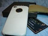 4197L BmaCL. SL160  Iphone 4/4G Deluxe GG Case White/Cream Luxury Designer With Dust Bag in Original box