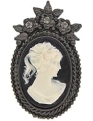 Heritage Cameo Pin Gold Plated