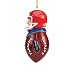 SC Sports Florida Gators African-American Football Player Ornament (Set of 2)