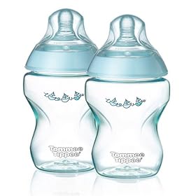 Tommee Tippee Closer to Nature - Decorated Bottles - Blue