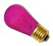 Bulbrite 701611 - 11S14TPK - Transparent Pink 11 Watt S14 Sign Bulb