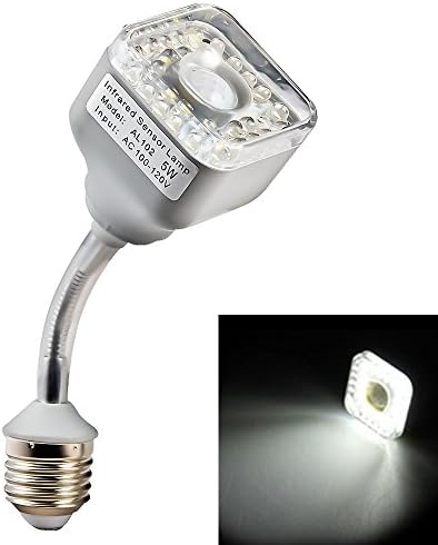 Mudder® E27 Flexible Tube 5W PIR Infrared Motion Detection Sensor & Light Sensor 31-LED LED High Performance Energy Saving White Light Bulb AC 100-120V