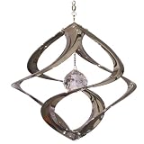 Red Carpet Studios Cosmix 11-Inch Chrome Spinner with Single Crystal