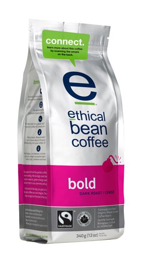 Ethical Bean Coffee Company Bold Dark Roast, 12-Ounce Bags (Pack of 2)