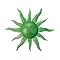 Sun Face Wall Sculpture- Antiqued Finish(36")