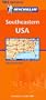 Carte RGIONAL Southeastern USA