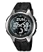 Casio AQ160W-1BV Mens Black Full LCD Ana-Digi Display Resin Band Watch