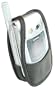 Technocel Leather Case for Audiovox CDM-9950 aka Toshiba VM4050 - black with stationary clip
