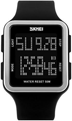 VOGUELADY Womens Fashion Watch Digital Quartz Watches Waterproof Girls Wrist Watch Square Black 1139