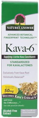 Nature's Answer Kava 6 Extract - Alcohol Free - 1 oz