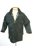 Original englische Wachsjacke im klassischen Still - Basic, Gr. M, oliv