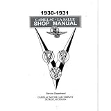 1930 1931 CADILLAC LASALLE 370 452 Service Shop Manual by General Motors