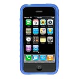 Blue Durable Flexible Soft Silicone Skin Case for Apple Iphone 3G 2nd Generation smartphone