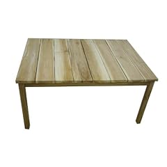 Ambientehome 62820 Tisch Santos ca. 180 x 80 x 75 cm, Teakholz