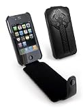 Apocalypse Tuff-Grip (antenna assist) case cover for Apple iPhone 4G / 4 - Black - Dark Passion - Vampire