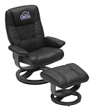 Florida Gators Leather Swivel Chair with Ottoman