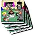 Goverment Breaks Up Monopoly. Abuse - Set Of 4 Coasters - Soft