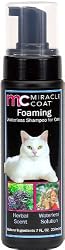 Miracle Coat Foaming Waterless Shampoo for Cats  7 oz.