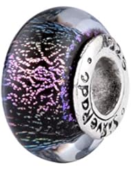 SilveRado (tm) SD08 Murano Glass Rome Bead / Charm