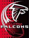 Atlanta Falcons 60x80 Royal Plush Raschel Throw Blanket - Flash Style
