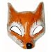 Fuchs Maske Handbearbeitete Masken aus Pappe Theater