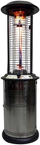 Lava Heat Italia Patio Heater Milano Propane, 36,000 BTU, Gun Metal