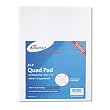 20Lb Quadrille Pads With 8 Squares/Inch, Ltr, White, 10 50-Sheet Pads/Pack
