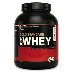 Optimum Nutrition Gold Standard 100% Whey, Double Rich Chocolate, 5.15-Pound