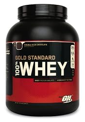 Optimum Nutrition Gold Standard 100% Whey, Double Rich Chocolate, 5.15-Pound
