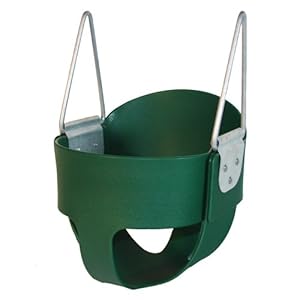 High Back Full Bucket Toddler Infant Swing Seat - Seat Only - Green