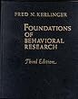 Foundations of behavioral research